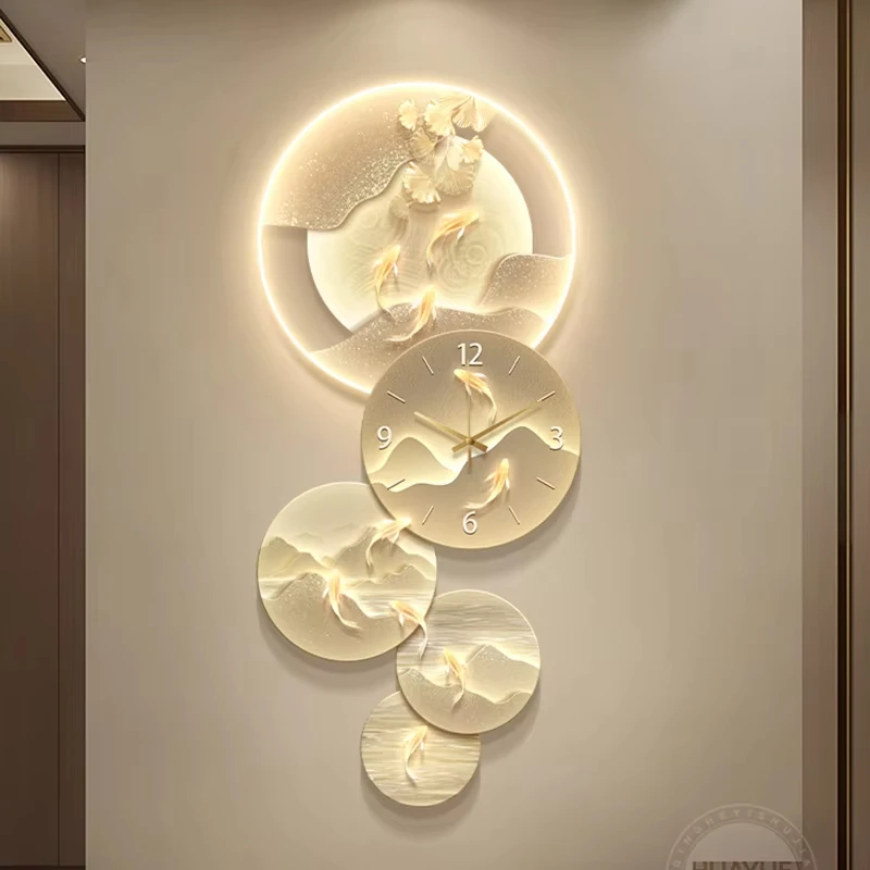 Светодиодные цифровые настенные часы роскошный минималистичный механизм в