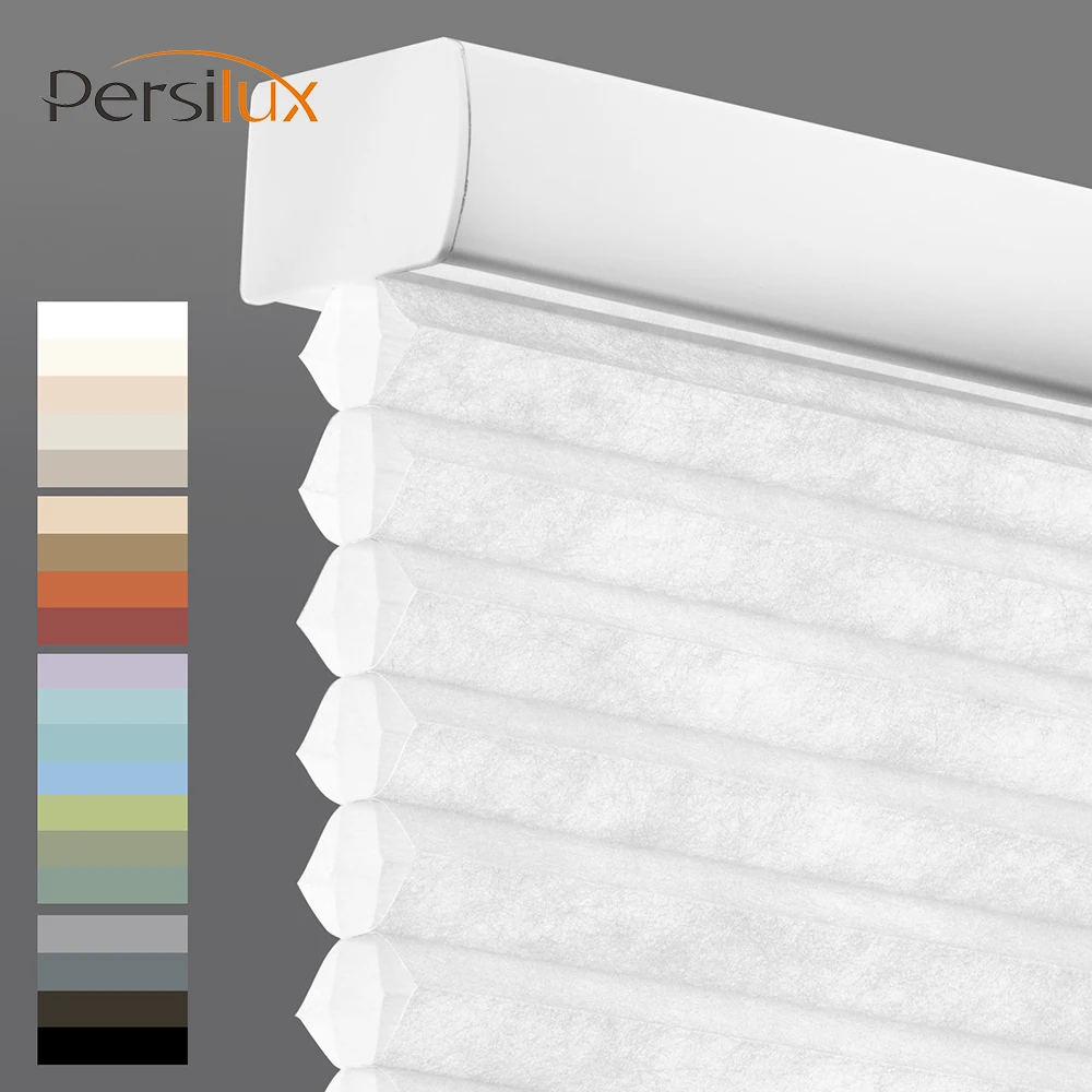 

Persilux Cellular Blinds Double Cell Honeycomb Shades Accordion Shades Silk Phantom Light Filtering Protect Privacy Home Office