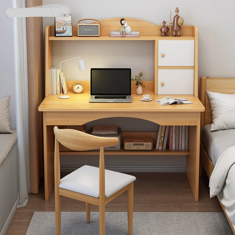 

Стол AOLIVIYA с маленькой книжной полкой, стол для студентов дома, простой стол для обучения, письменный стол, офисный стол, компьютерный стол