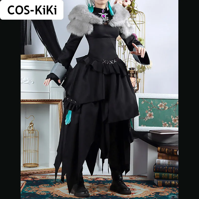 

COS-KiKi Game Final Fantasy 14 FF14 Y'shtola Battle Suit Cosplay Costume Gorgeous Dress Uniform Halloween Carnival Party Outfit