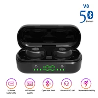 bluetooth earbuds 5 0 wireless headphone mini stereo headset wireless in ear touch control headphone select songs for all phones