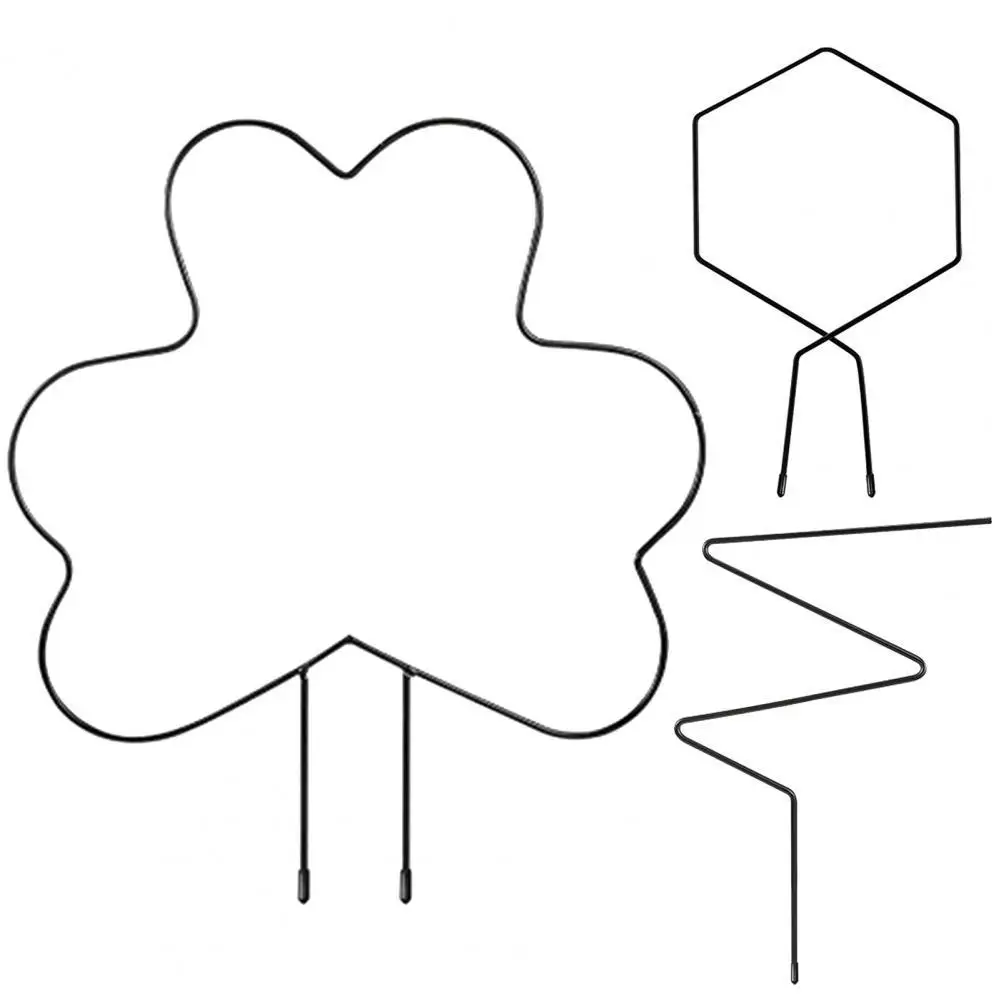 

Plant Support Convenient Metal Stable Plant Support Ring Not Easy Deformed Plant Stake
