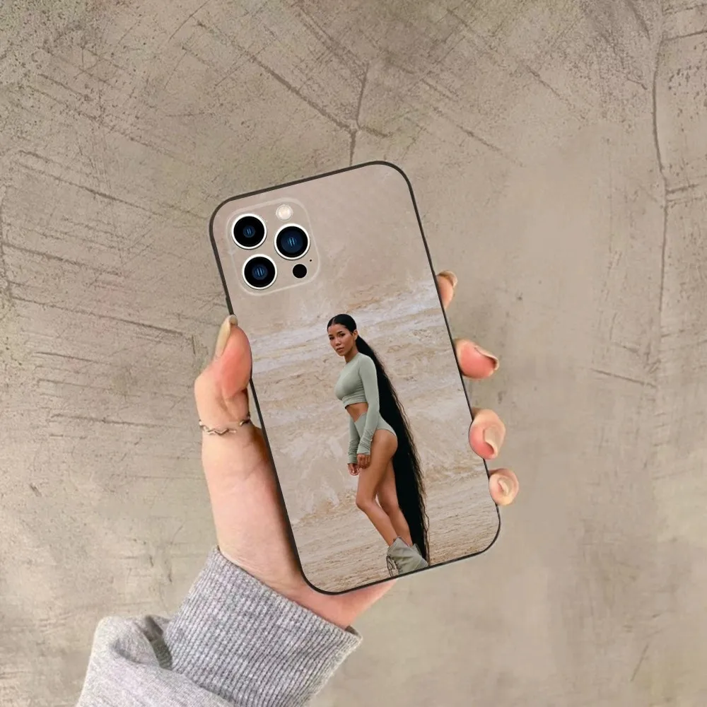 Чехол для телефона Singer J-Jhene A-Aiko iPhone 16 15 14 13 12 11 Plus Pro Max XS X XR SE Mini 8 7 мягкий