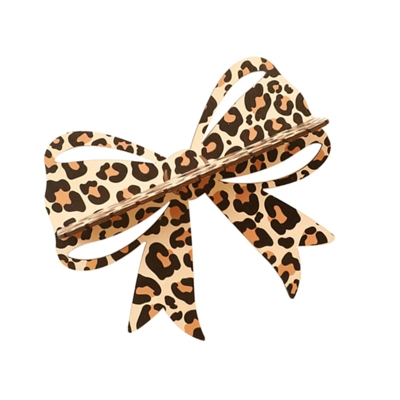 Минималистские деревянные органайзеры в форме галстука-бабочки настенная