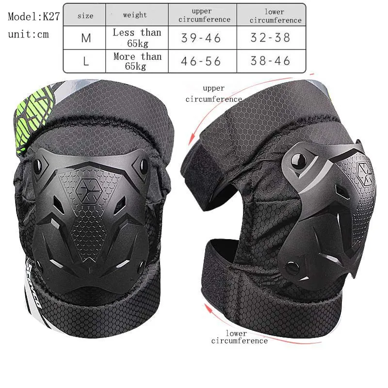 SCOYCO мотоциклетные наколенники шорты для мотокросса защитное оборудование