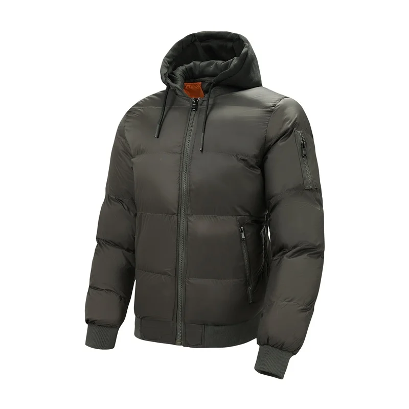 

Men's Comfort Cotton-padded Slim Winter Fashion Keep Warm Coat Collar New Thick Jacket Youth Down Top Quality Clothing