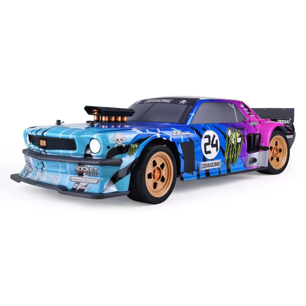 

ZD Racing EX07 1/7 4WD RC высокоскоростной Профессиональный плоский спортивный автомобиль, электрическая модель с дистанционным управлением, игрушк...