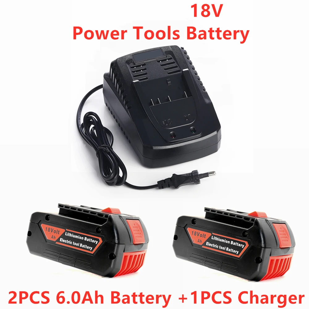 

6.0Ah/8.0Ah/10.0Ah 18V Li-ion Battery for Bosch BAT609 BAT610G BAT618G BAT619 BAT621 BAT620 Cordless Power Tools LED Indicator