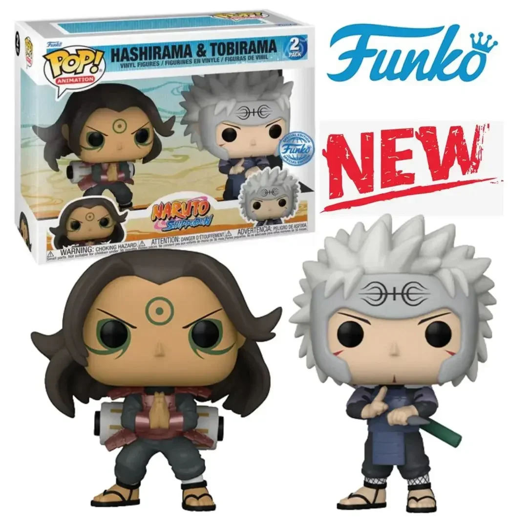 НОВАЯ анимация Funko POP НАРУТО Шиппуден Хаширамима Тобирама 2 упаковки Саске против.