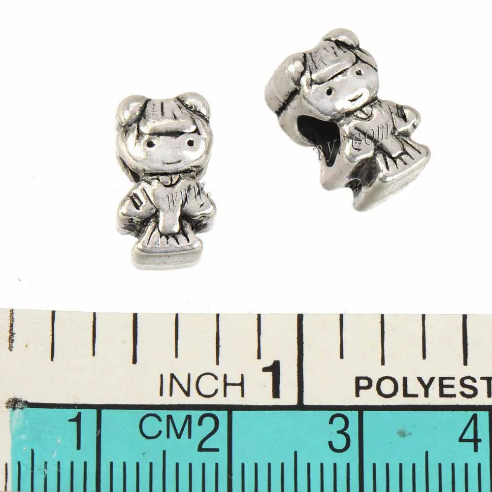 

Браслеты с шармами и бусинами в европейском стиле, фурнитура для украшений «сделай сам», модные антикварные металлические детали для женщин и девушек, материалы для изготовления браслетов 20 шт.