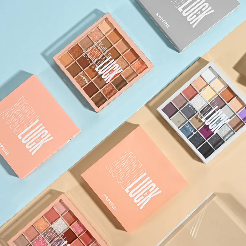 

25 Colors Glitter Pearlescent Matte Earth Color Acrylic Eye Shadows Palette Waterproof Korean Makeup beauty