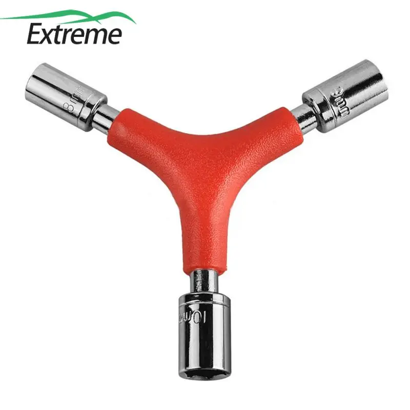 

Портативный шестигранный инструмент Trident, инструмент для ремонта и технического обслуживания велосипеда, гаечный ключ с высокой твердостью и защитой от ржавчины, Y-образный ключ