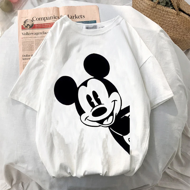 

Disney Kawaii Mickey Minnie Pattern Children Clothes Boy Anime T-Shirt Boy Girl Tees Top Short Sleeve 2022 Summer Casual Tshirt