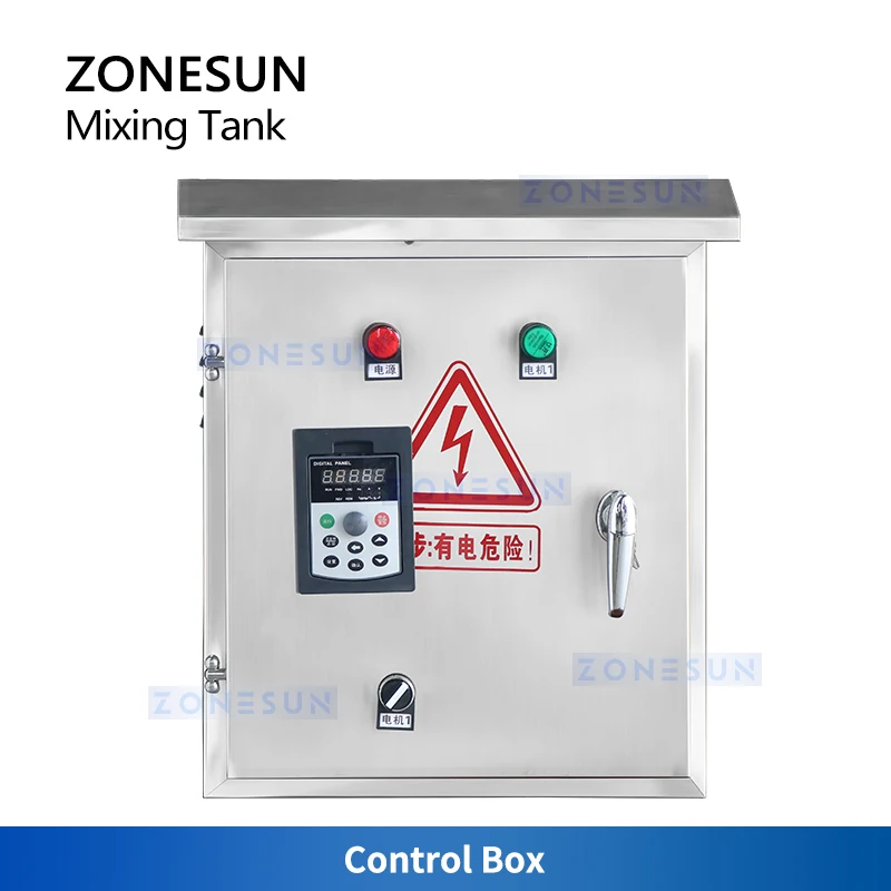 ZONESUN Хіміческий смесительный резервуар с мешалкой Промышленный блендер из