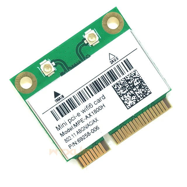 Wifi 6 ax1800 realtek rtl8852be mini pcie