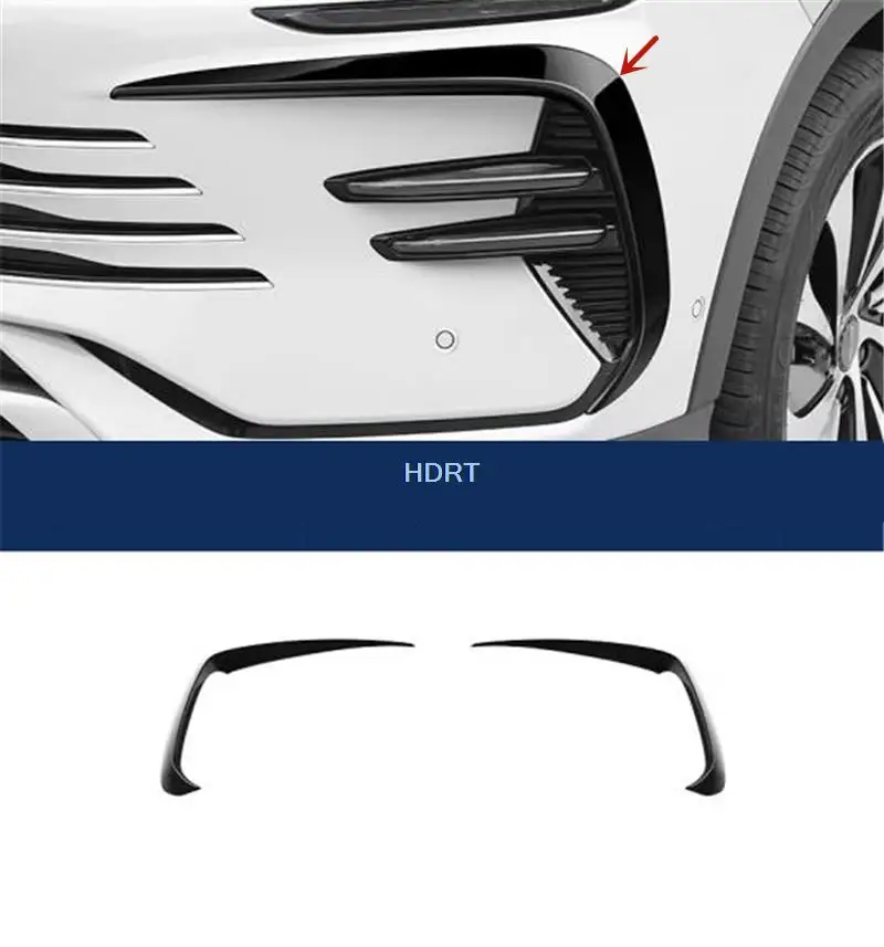 

Передняя средняя сетка решетка радиатора отделка двери кромки полосы заднего багажника ветровой нож туман светильник крышка для BYD Song Plus уплотнение U 2023 + Стайлинг автомобиля