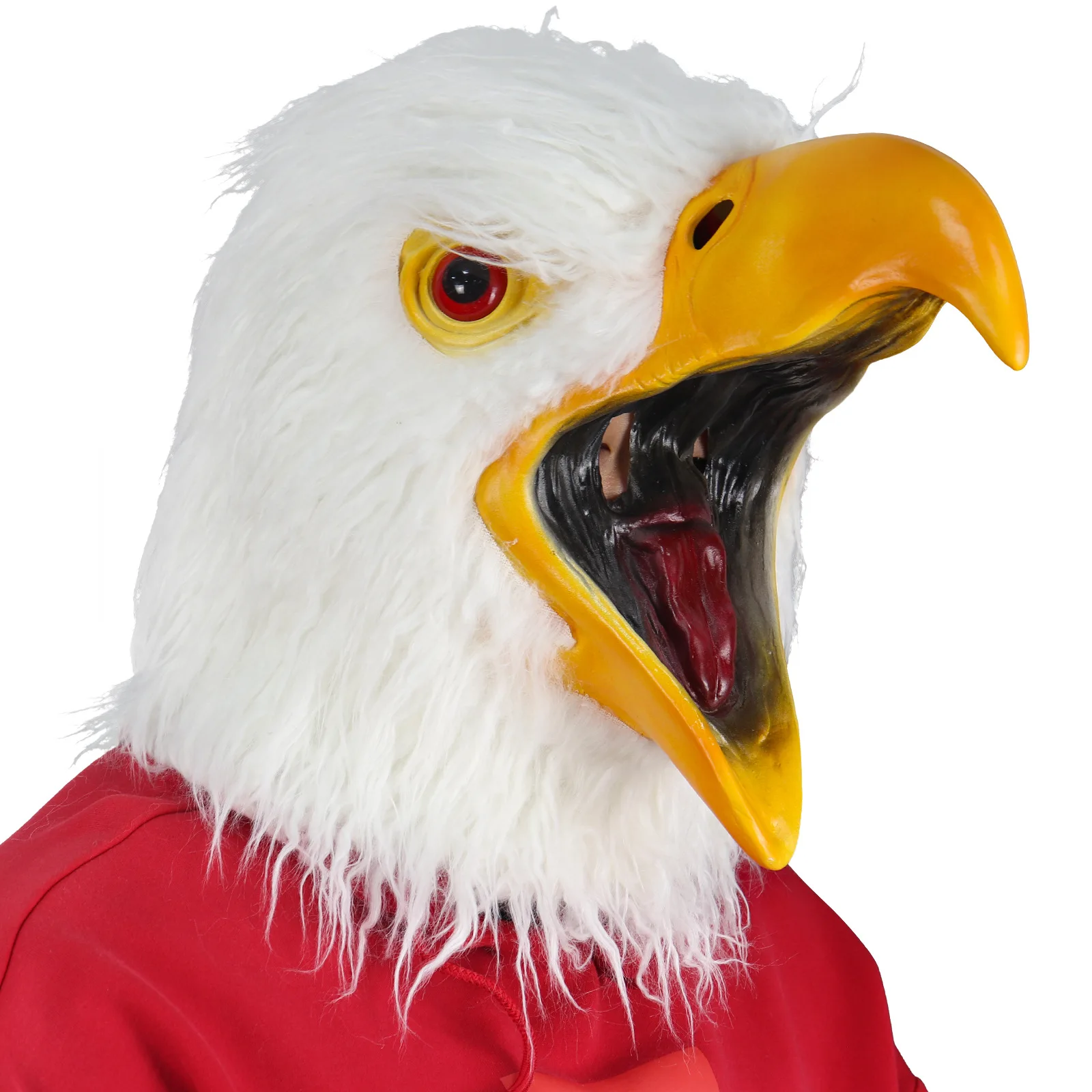 Маски Hawk головной убор костюм на Хэллоуин искусственный Орл птица реквизит для