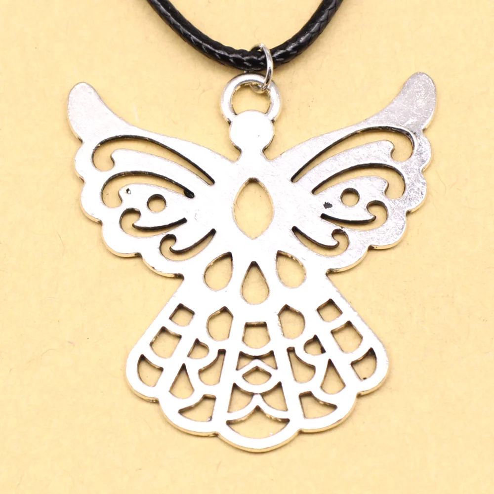 1 шт. 40x42 мм Ожерелье с ангелами для ювелирных изделий