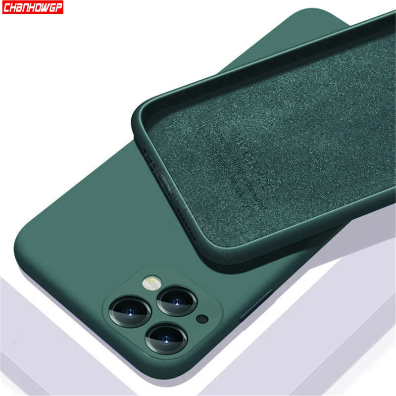 Камера Протектор Жидкий Силиконовый Чехол Для Apple iPhone 12 11 Pro Max 12mini 6 6s 7 Plus X XR XS Мягкий Резиновый Задний Корпус.
