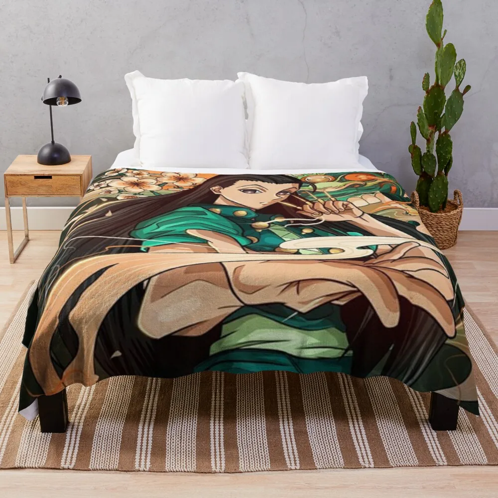

ILLUMI Poster Throw Blanket Thin Blankets Giant Sofa Knit Blanket Fur Blanket Large Knitted Plaid