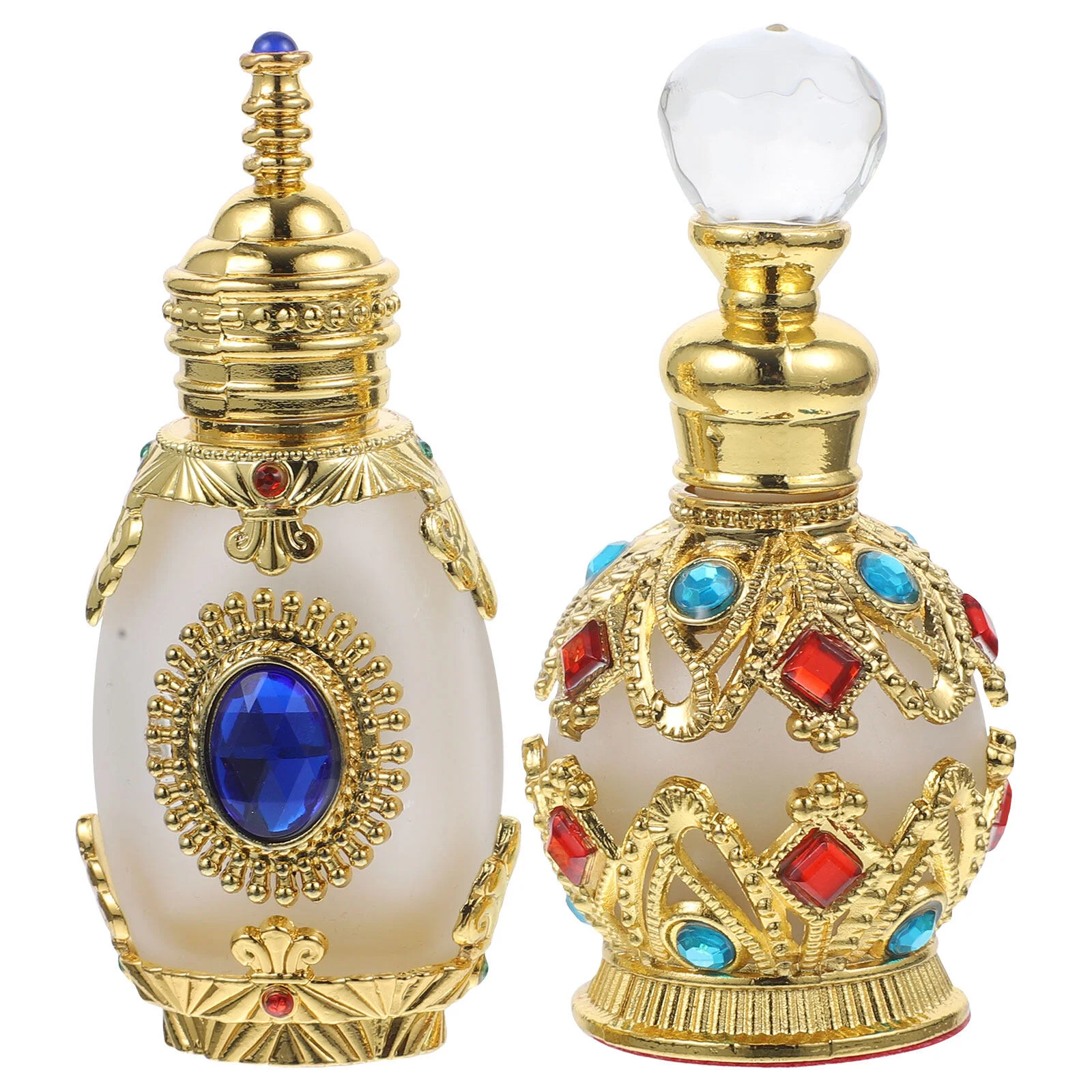 

2 шт., флакон для эфирного масла, из хрустального стекла