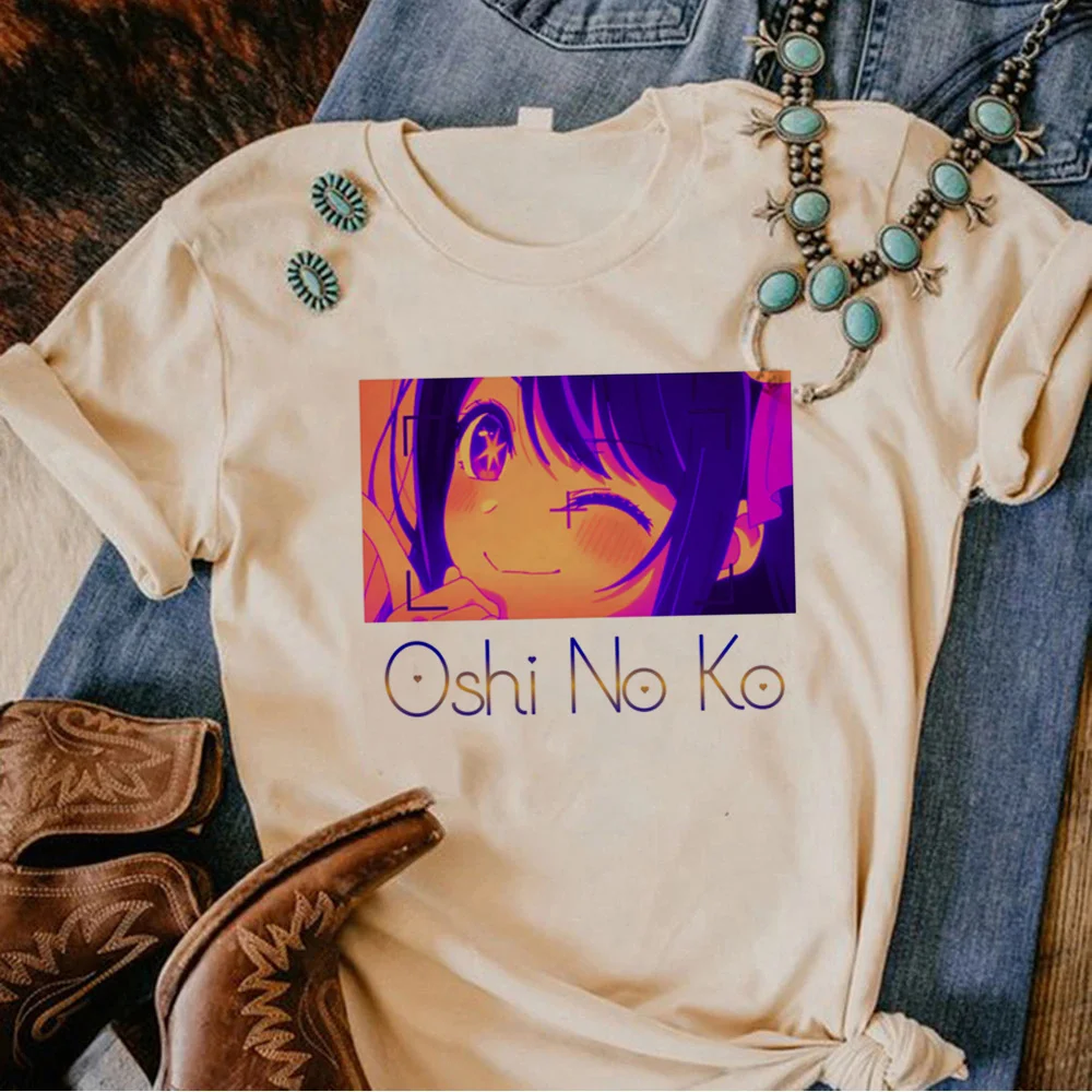 

Oshi No Ko tshirt women comic top girl designer clothing