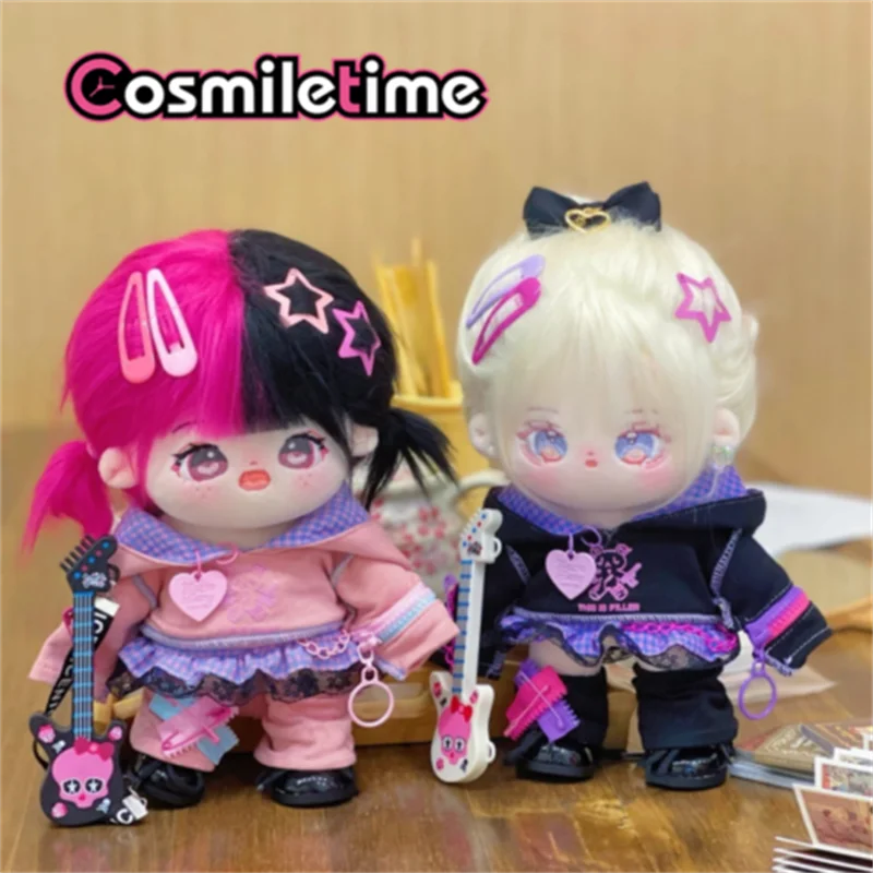 

For Plush 20cm Doll Hot Girl Cool Guy Hoodie Clothes Outfits Cosplay Dress Up Cosplay Accessories Anime Toy Figure Xmas Gifts