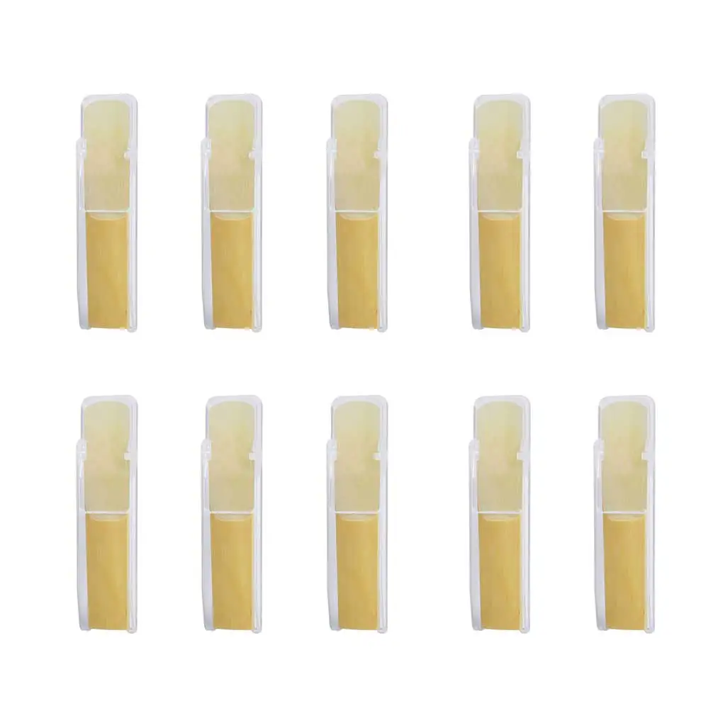 

10 Pieces Saxophone Reed Spare Part Sax Reeds Instrument Accessory