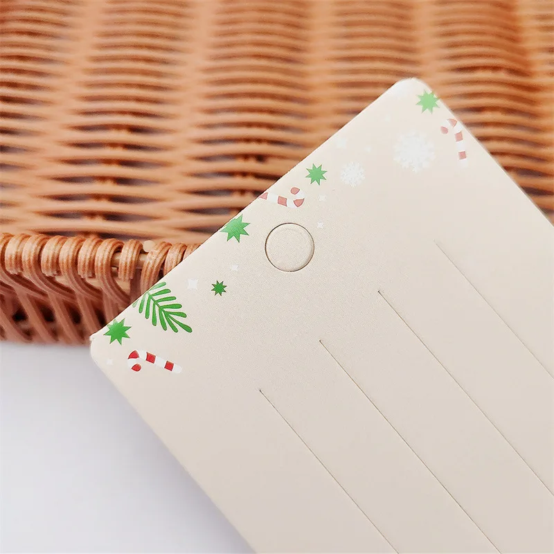 20/50 шт. 7 5x10 5 см рождественские упаковочные карты заколки для волос дисплей