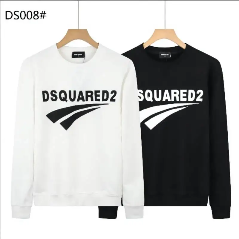 

Dsquared2 Classic Men's Popular Round Neck Long-sleeved T-shirts in Spring Autumn DS008
