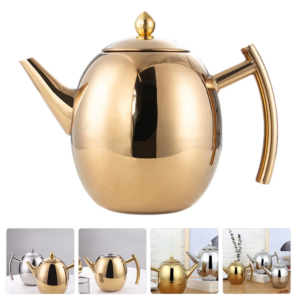 

Grease Container Tea Pot Oil Strainer Tea Pot Pot With Filter Household Supply for Kitchen Oil House Tea