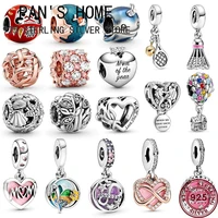 new hot 925 sterling silver eternal love exquisite balloon beads suitable for the original pandora womens bracelet jewelry