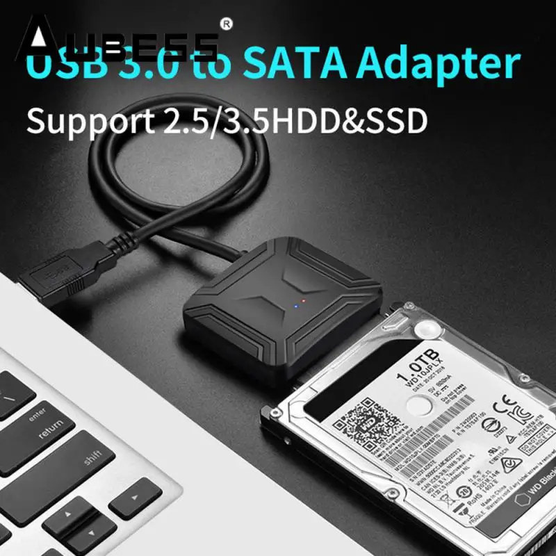 

Ultra Hard Abs Casing Cable For Samsung Seagate Wd Hdd Ssd 3.5 Inch Hdd Adapter Plug And Play Hot Swapping Computer Accessories