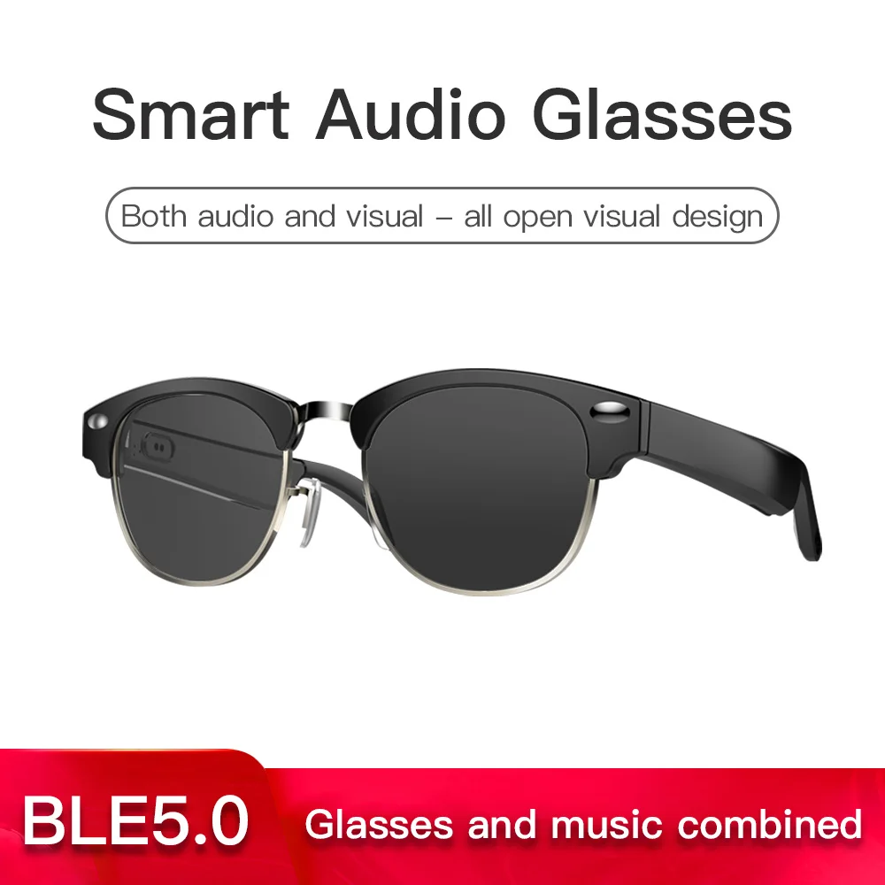 

Hot sale E20 smart glasses audio sunglasses bluetooth call headset music navigation voice assistant Free shipping