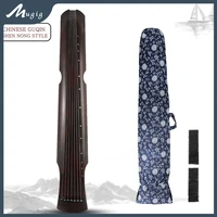 mugig exquistite paulownia wood guqin zither chinese 7 string instrument steel string with nylon cover shen nong style qin