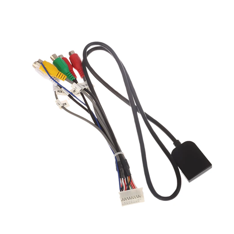 20-контактный разъем автомобильное стерео радио выход RCA жгут проводов AUX для