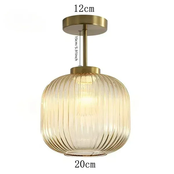 

Потолочный светильник ZCTOP ретро полосатый