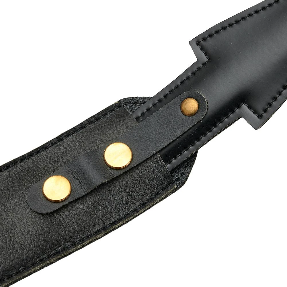 

Shoulder Straps Saxophone Strap Adjustable Length Avoid Neck Problems PU Leather Security And Stability Musical Instruments