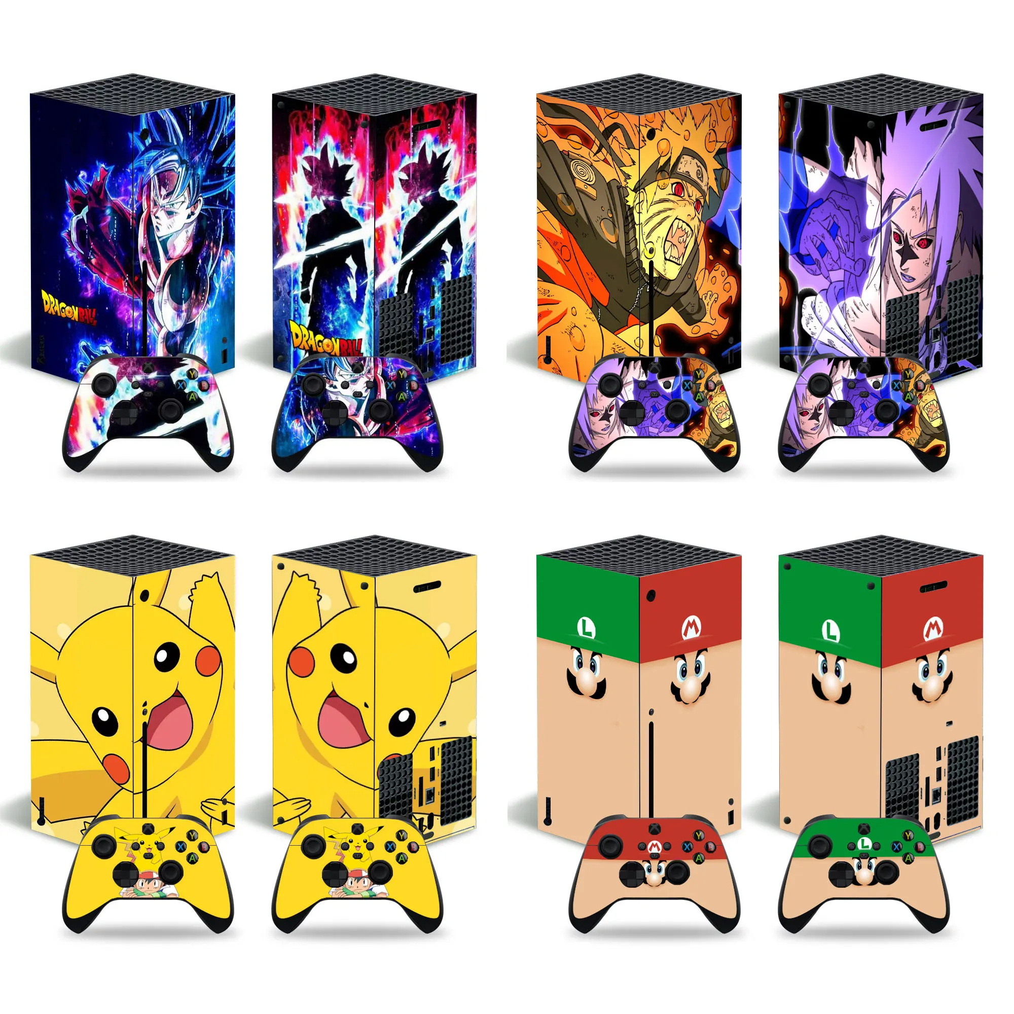 Наклейка Драконий жемчуг для консоли Xbox X и 2 контроллеров |