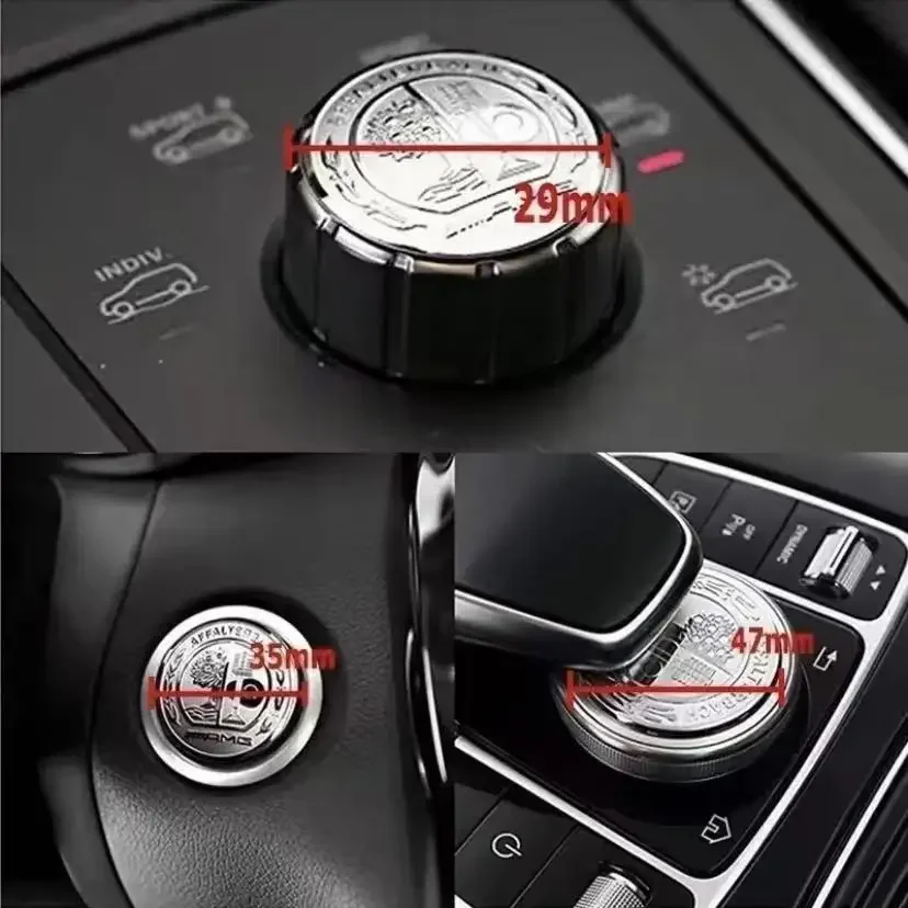 Фото Наклейки-эмблемы AFFALTERBACH для интерьера автомобилей Mercedes-Benz A, C, E, S-класса, CLA, CLS, W212, W213, W204, W205, W206, W176, W220, W177, аксессуары для стайлинга №2
