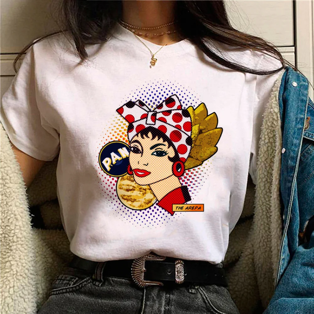 

Venezuela tshirt women harajuku top female comic Japanese funny clothing