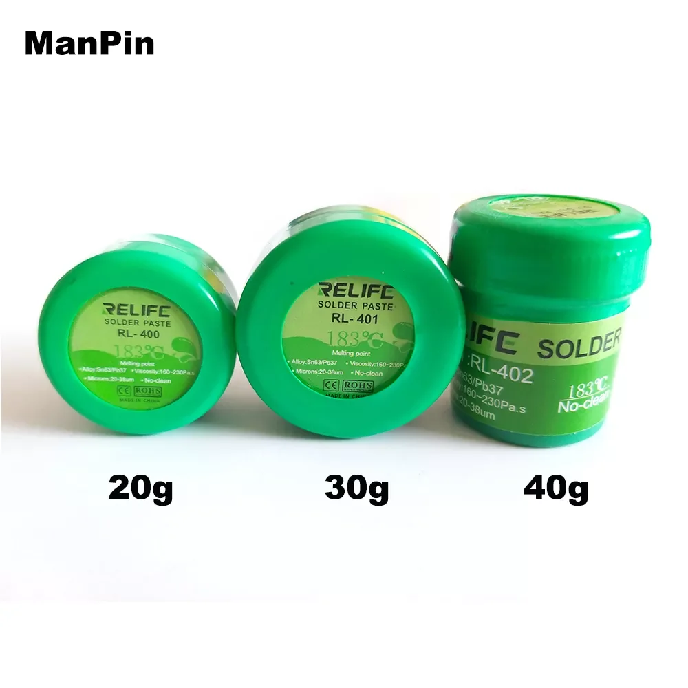 

Degree Soldering Past Welding Paste Flux Sn63/Pb37 SMD SMT Solder Iron Station Flux Mobile Phone PCB Repair Tool 20g 30g 40g