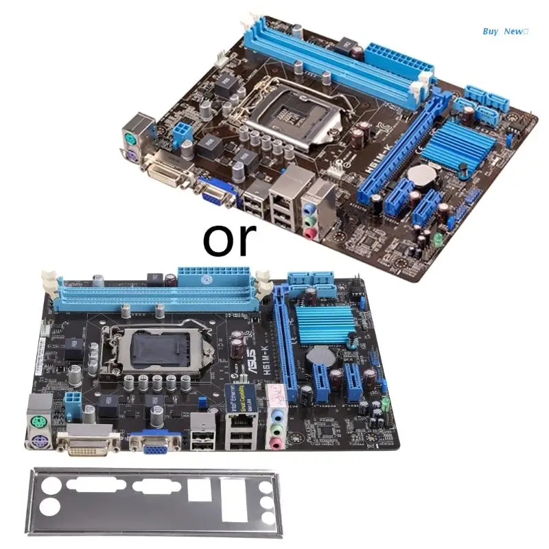 

PCI-E H61M десктопная материнская плата i7 i5 i3 LGA 1155 Pin ЦП небольшая плата 16 ГБ DDR3 плата памяти интерфейс VGA