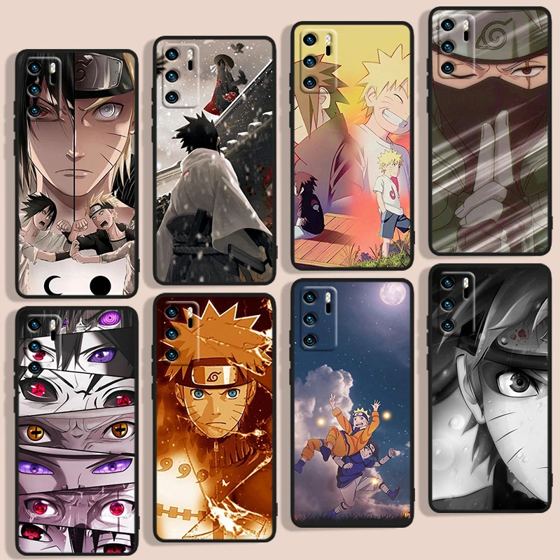 

Anti Drop New Japan Anime Naruto Phone Case For Huawei P Smart Plus 2019 2020 S 2021 Pro Nova 2i 3 3i 5 5T 7 7i 8 8i 9 9SE Black
