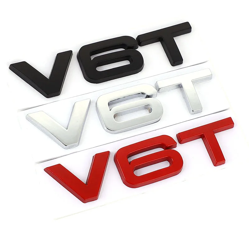 Автомобильная наклейка V6T V8T 3D логотип металлическая эмблема значок наклейки s