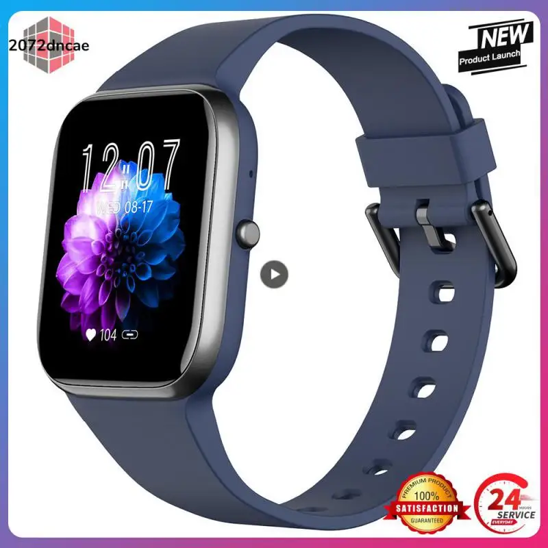 

1~4PCS Waterproof Ip67 Silicone Wrist Strap 1.85 Inches Health Monitor Full-screen Sports Information Alert Smartwatch