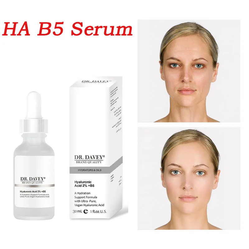 

Hyaluronic Acid 2%+B5 Moisturizing Essence Hydrating Serum Improve Dry Skin Repair Skin Barrier Smooth Firmming Face Skin Care