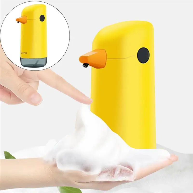 

Dispenser Soap Touchless Hand Detergent Liquid Automatic Pump Cartoon Foaming Foams Electric Shampoo Sensor Countertop Foam