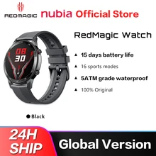Global Version Nubia RedMagic Watch 1.39 inch AMOLED Smart Watch Blood Oxygen Heart Rate 16 sports modes Red Magic Watch GPS