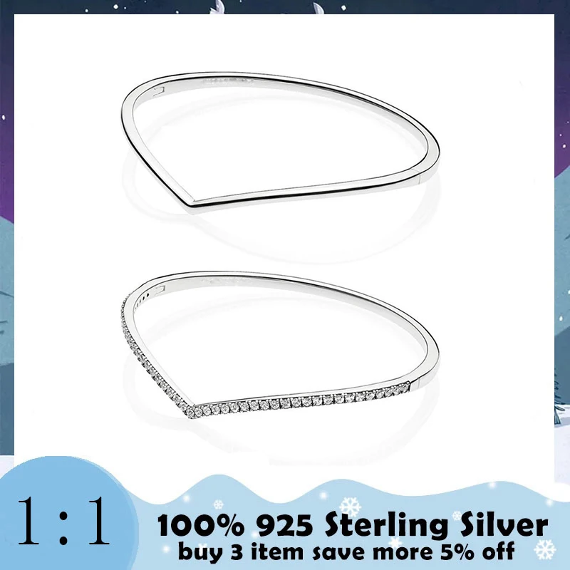 

Высококачественный Браслет из стерлингового серебра 100% пробы с сердцем, модные ювелирные изделия от производителя, оптовая продажа